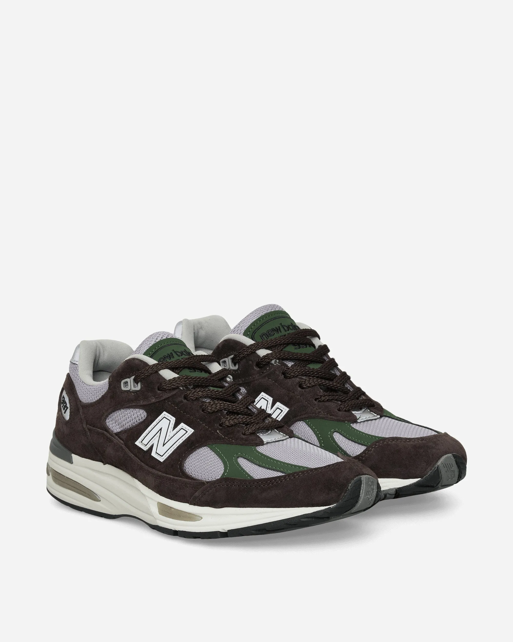 MADE in UK 991v2 Sneakers Licorice / Lavender Grey / Douglas Fir Shock Resistant