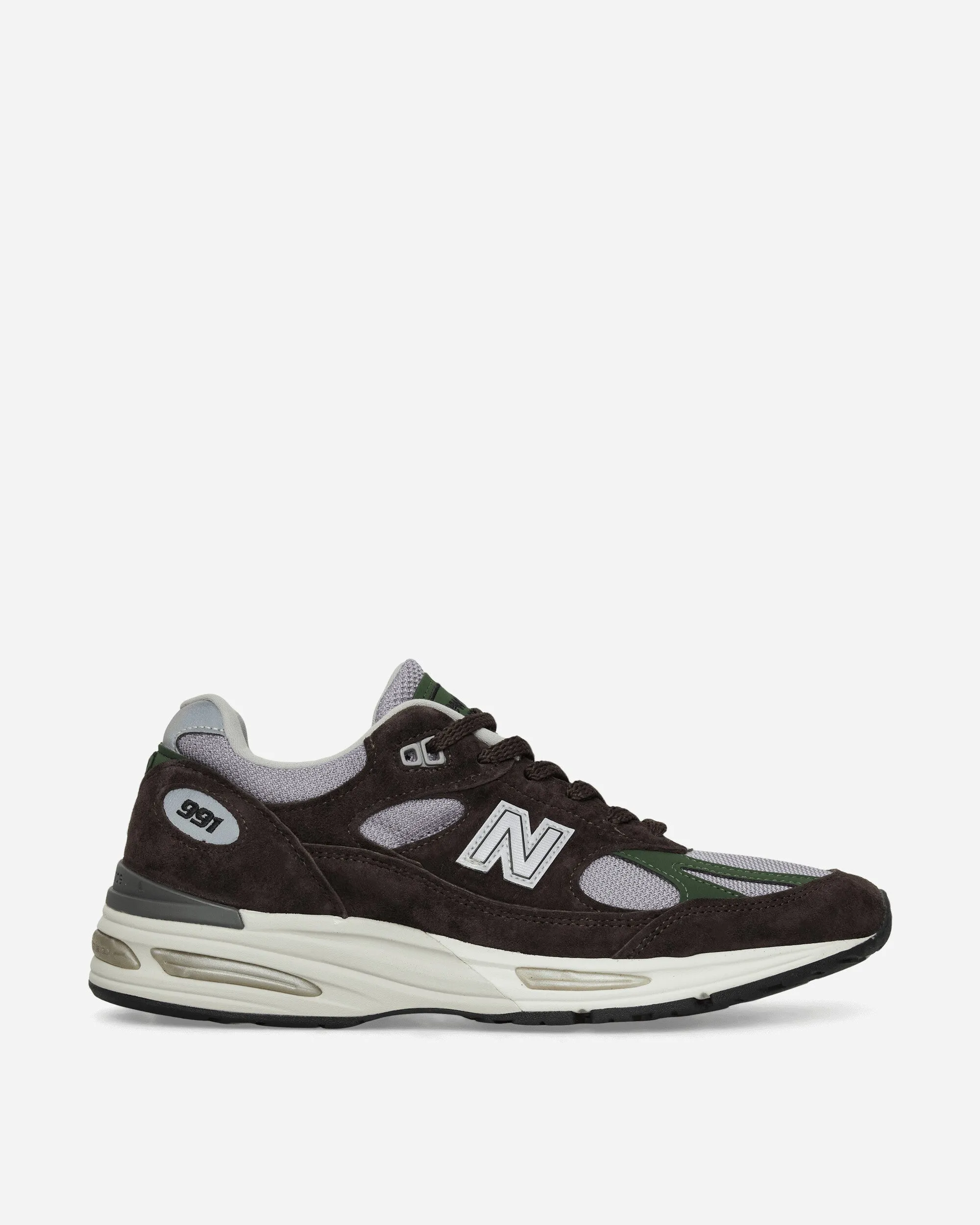 MADE in UK 991v2 Sneakers Licorice / Lavender Grey / Douglas Fir Dream Path Comfort toe
