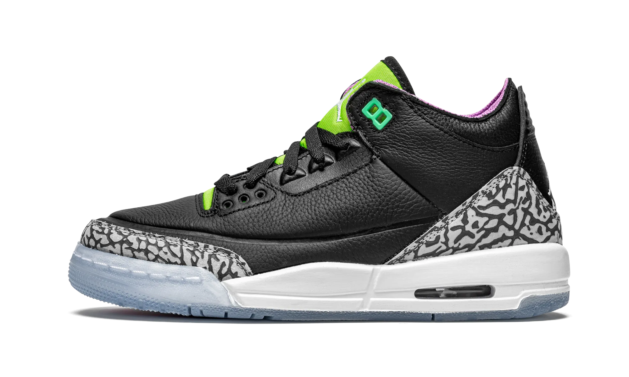 Holiday Outfit Speed Step Jordan 3 Retro GS "Electric Green"