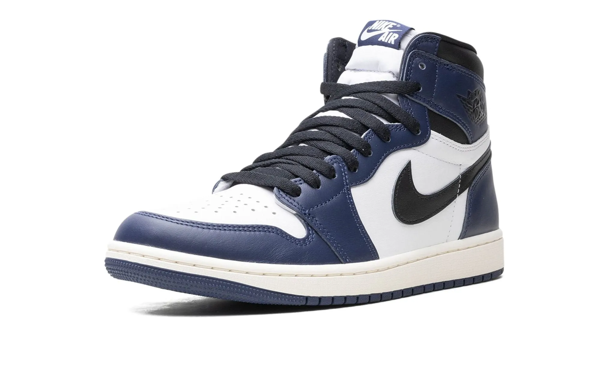 Air Jordan 1 Retro High OG 'Midnight Navy' Office Look Neat Shape