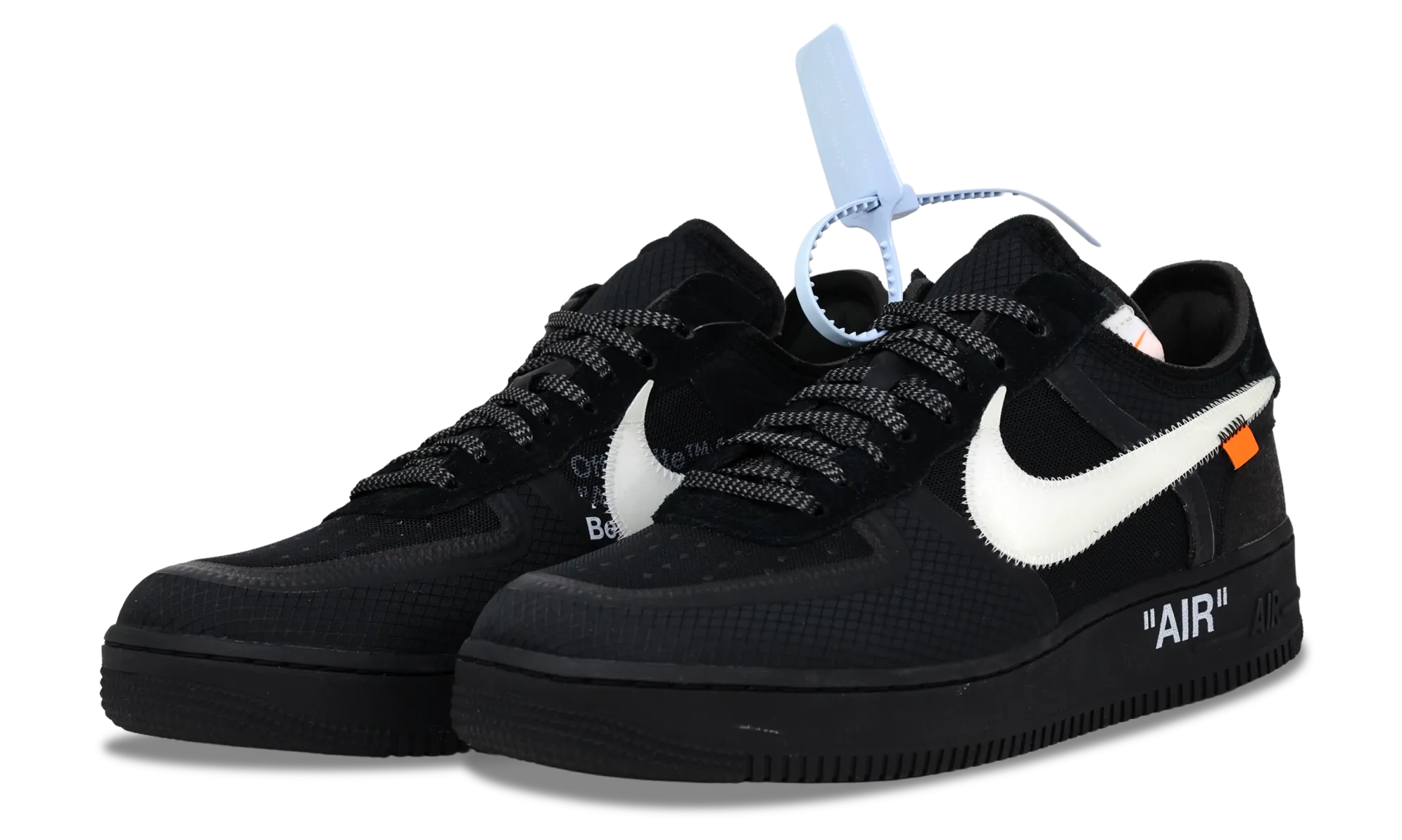 Nike Air Force 1 Low x OFF-WHITE Black 2018 (AO4606-001) Men's Size 6-11 Slim Build Spring Sole