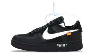 Washable Nike Air Force 1 Low x OFF-WHITE Black 2018 (AO4606-001) Men's Size 6-11