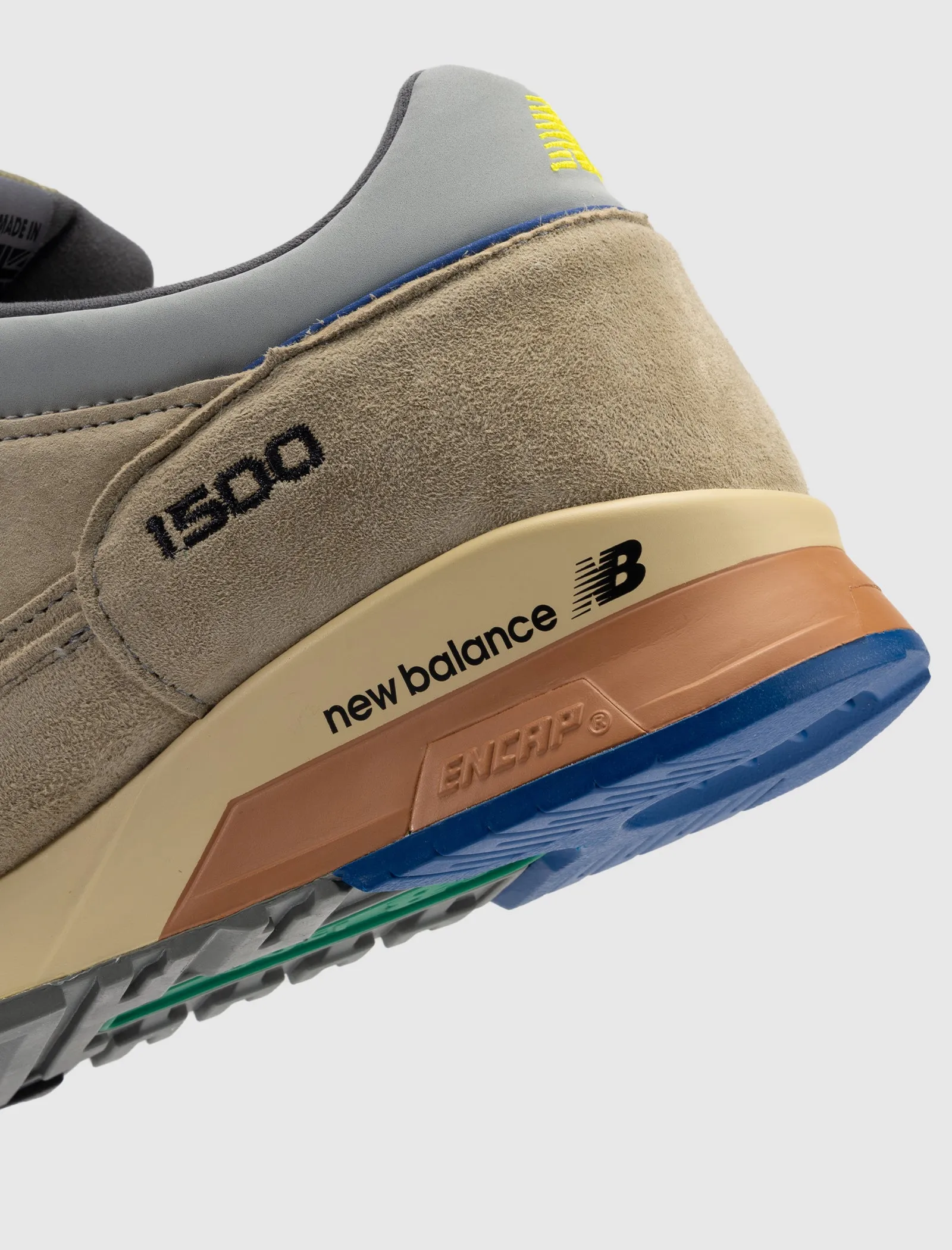SALEHE BEMBURY MADE IN UK 1500 V1 "OLIVE GRAY" Wave Flow orthopedic