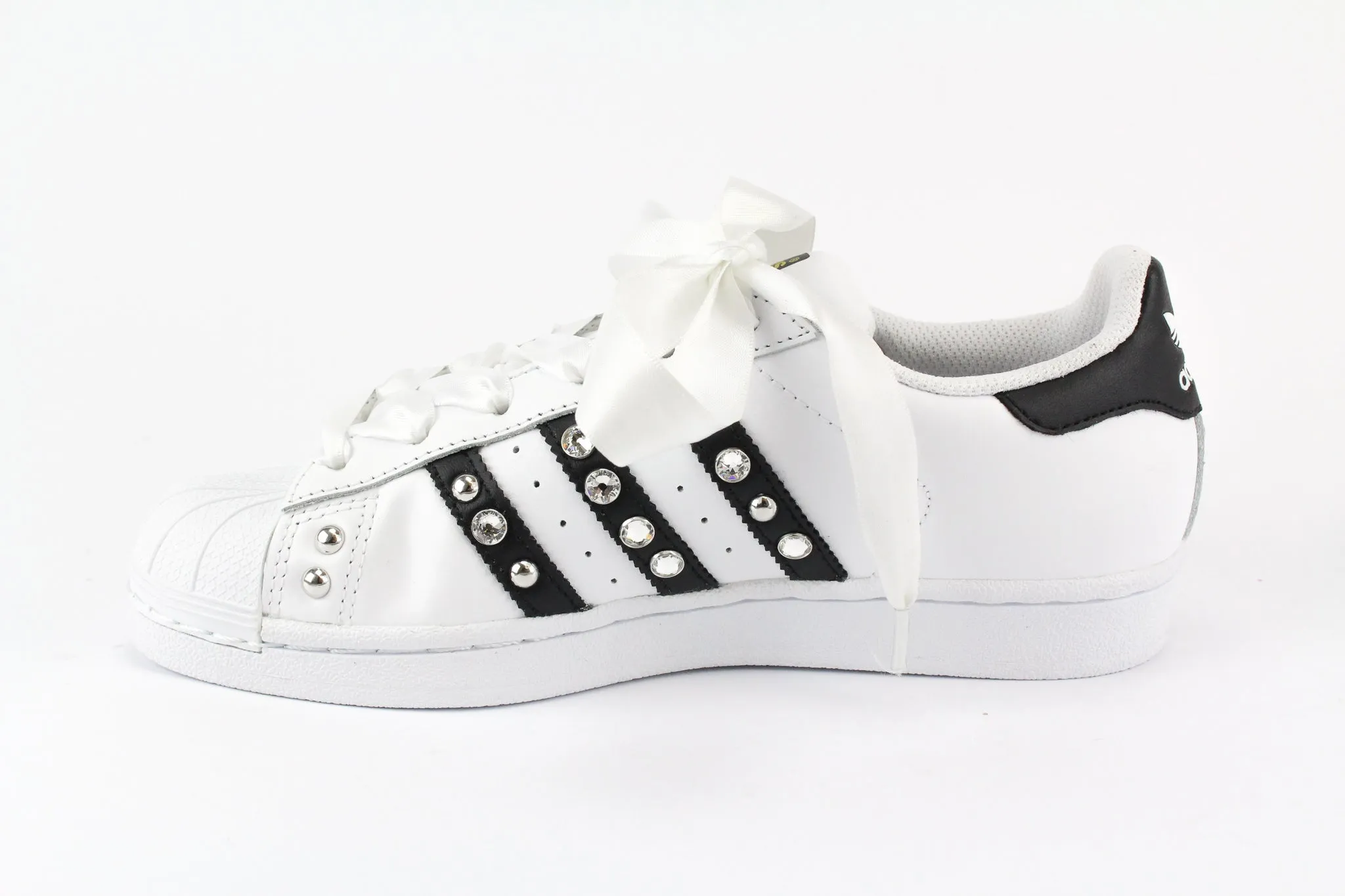 Park Hike Adidas Superstar Strass & Lacci Raso