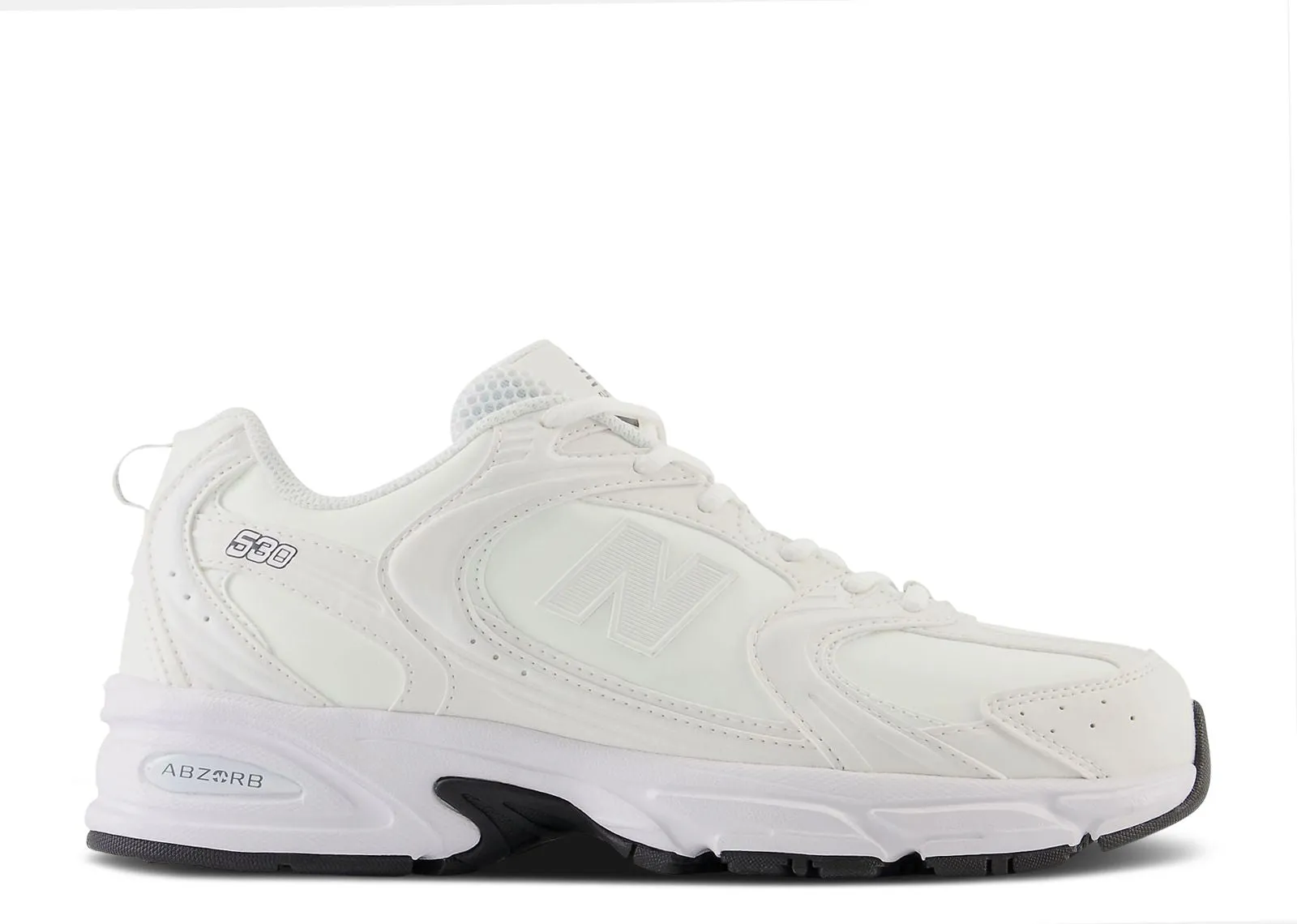 New Balance 530 White Castlerock Versatile Fit