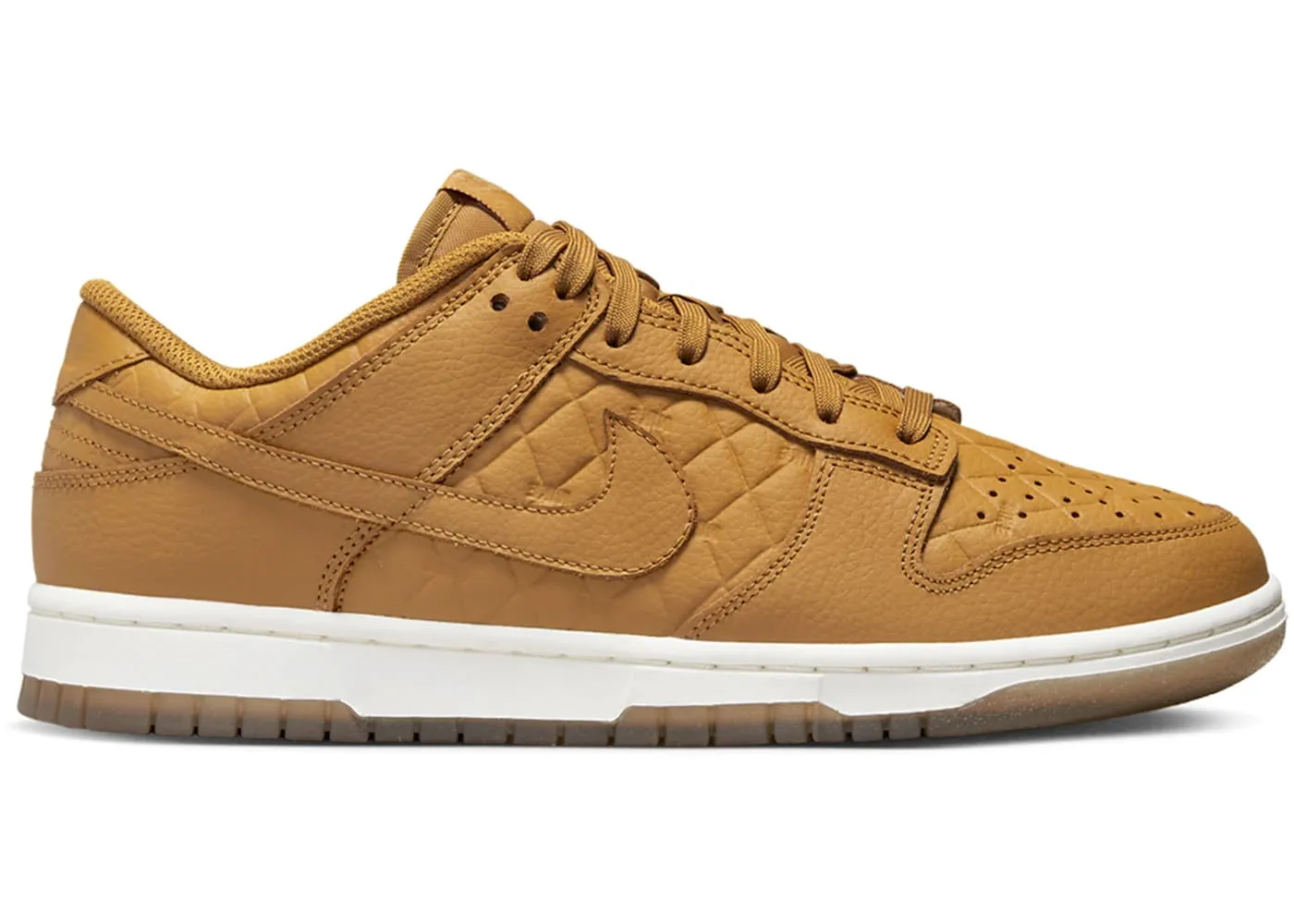 Casual Vibe Nike Dunk Low Quilted Wheat (Women's)