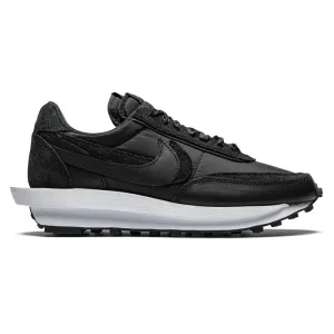 Nike LD Waffle X Sacai Black Nylon Blossom Jog Comfortable Step Shoes