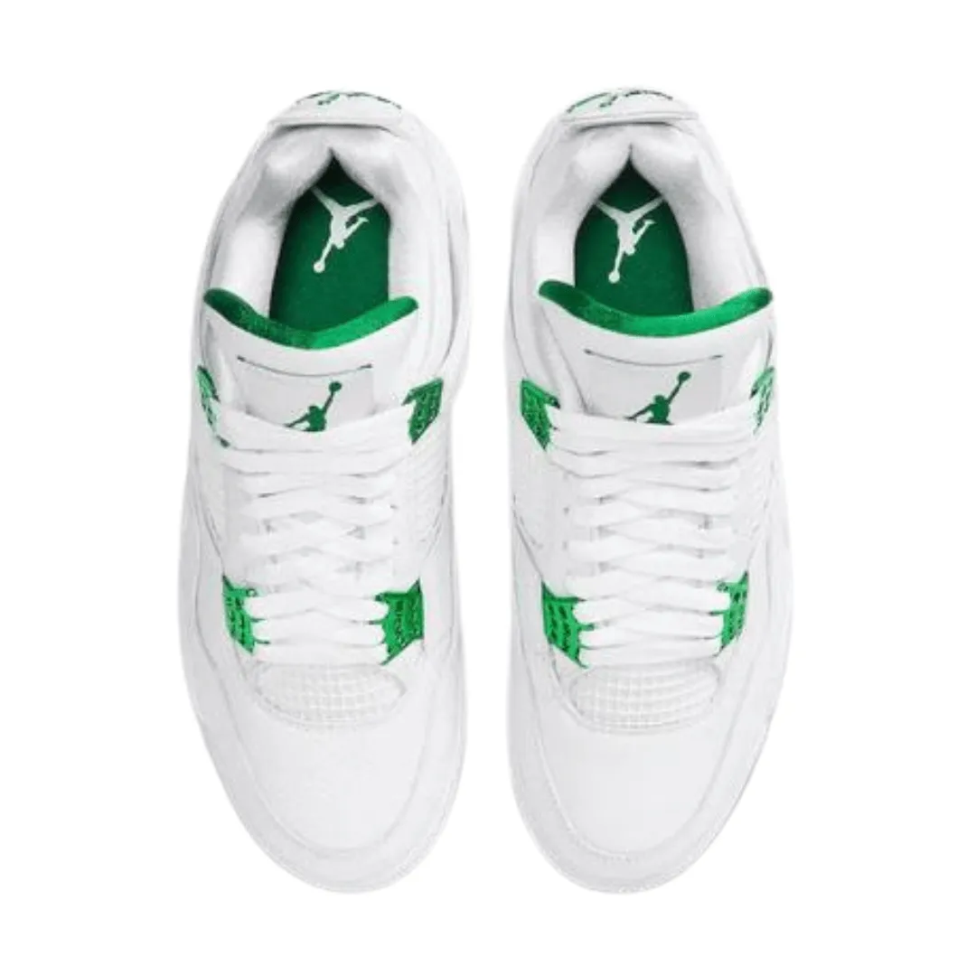 Jordan 4 Retro Metallic Green (GS) Comfort Feel Gym Street