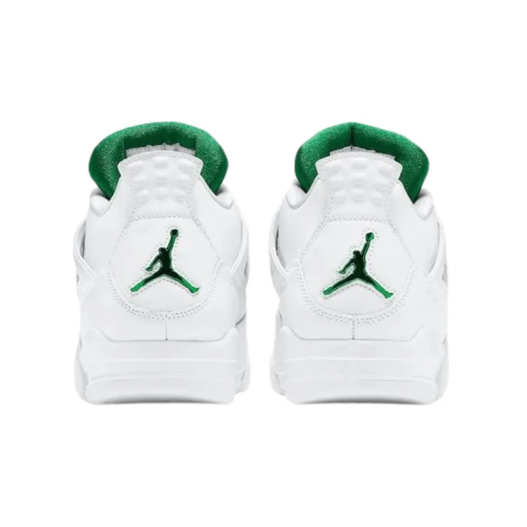 Bush Path Comfortable Outsole Jordan 4 Retro Metallic Green (GS)