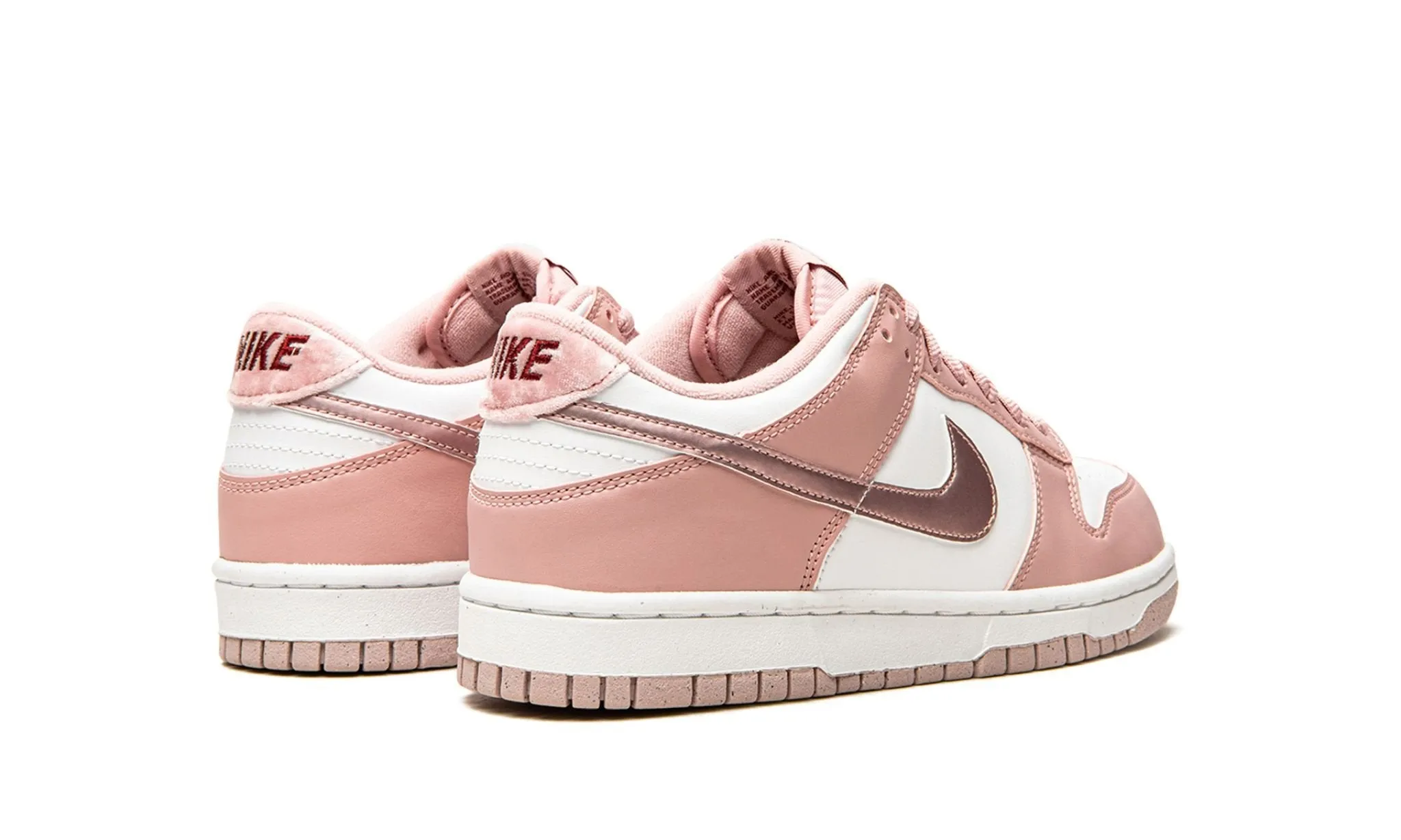 Nike Dunk Low "Pink Velvet" Grade School Minimal Edge Stride Light