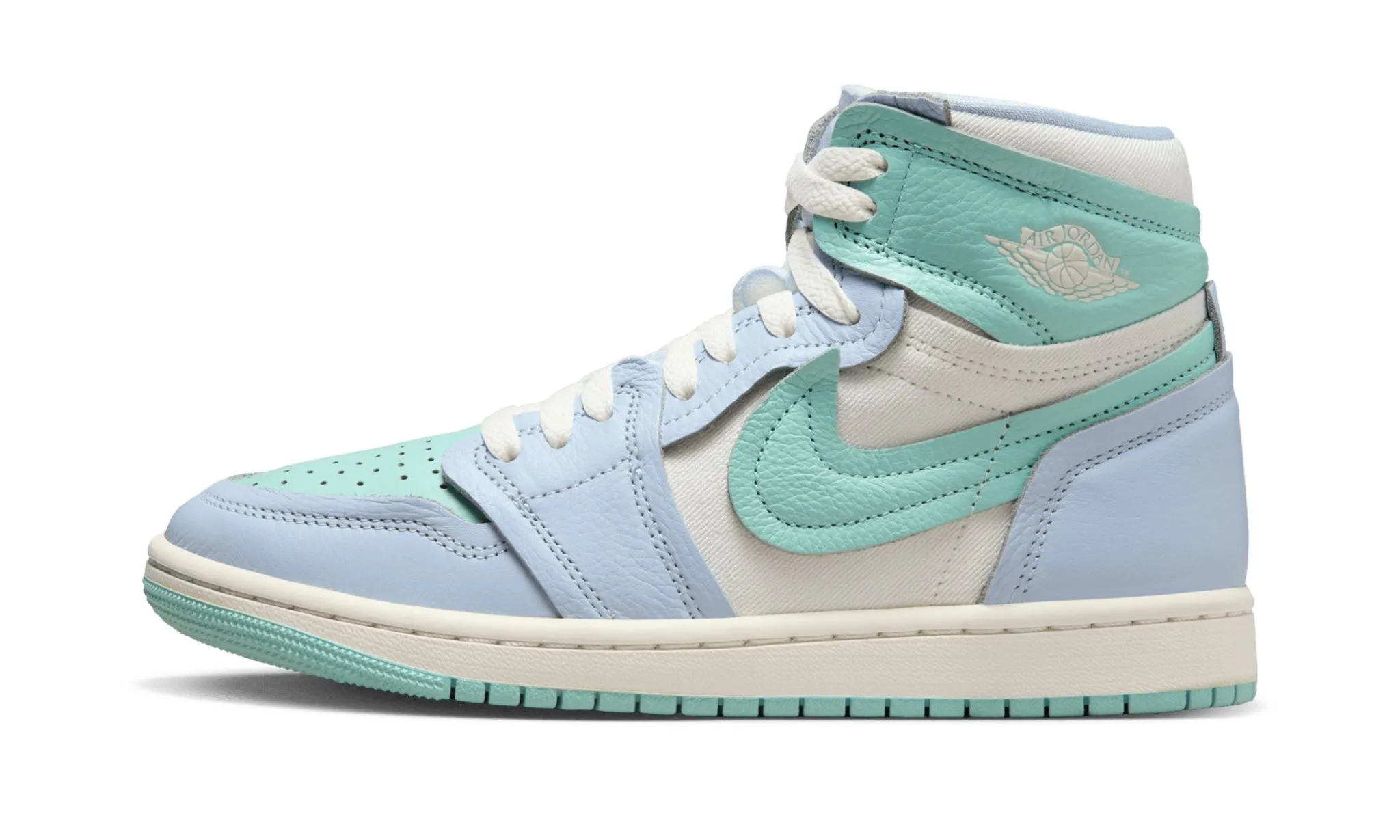 Wmns Air Jordan 1 High Method of Make 'Hydrogen Blue Light Dew' Tree Step