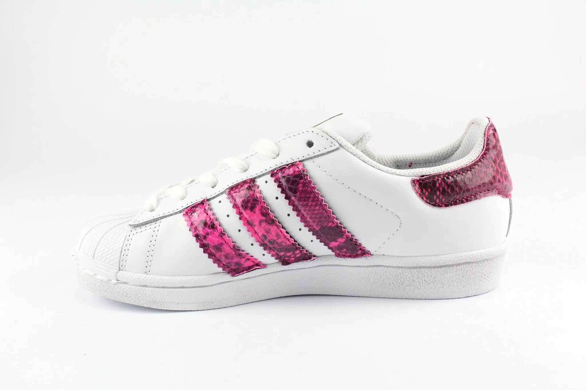Feather Light Adidas Superstar Pitone Pink Fluo