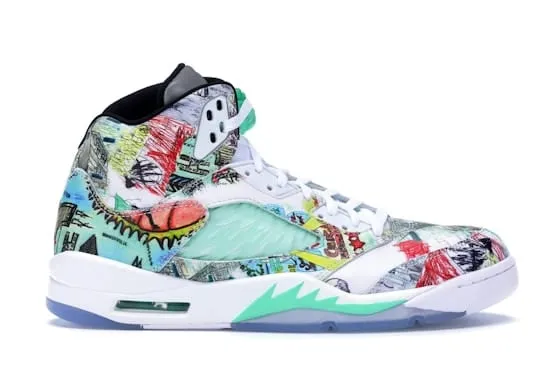 Jordan 5 Retro Breathable Upper Leap Run