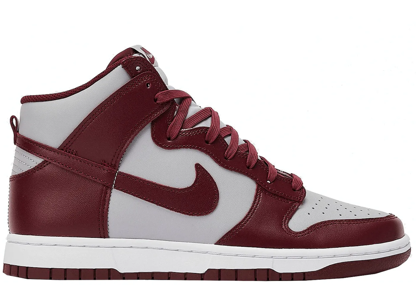 Nike Dunk High Dark Beetroot Step By Step