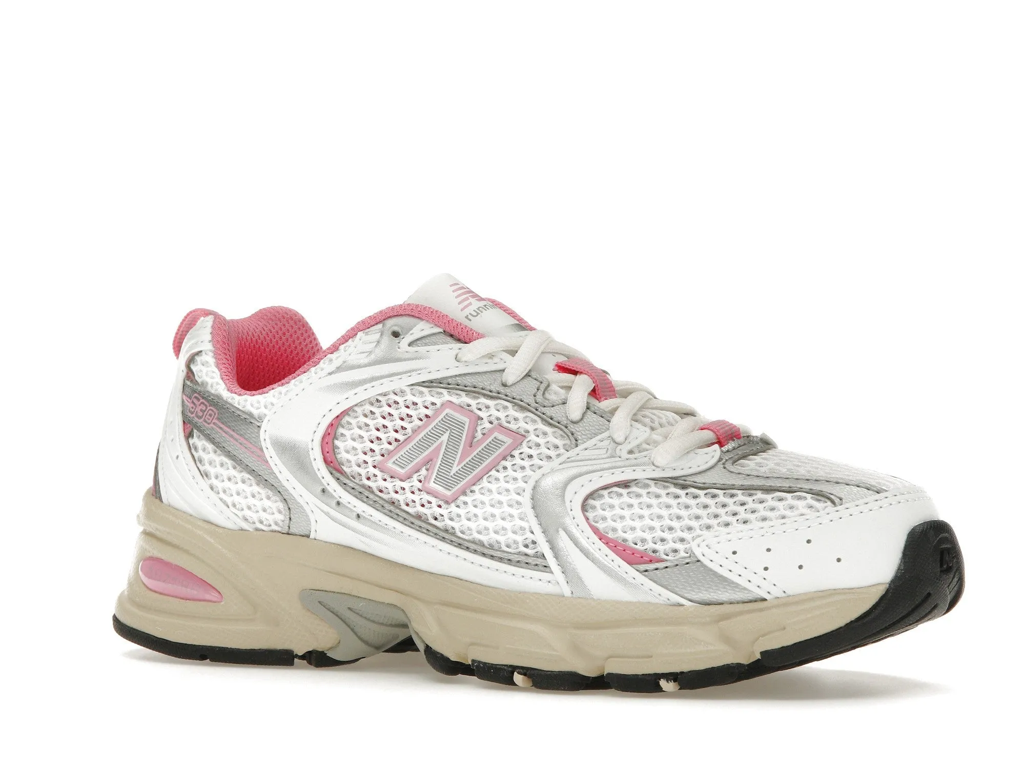 New Balance 530 White Pink Vintage Year long