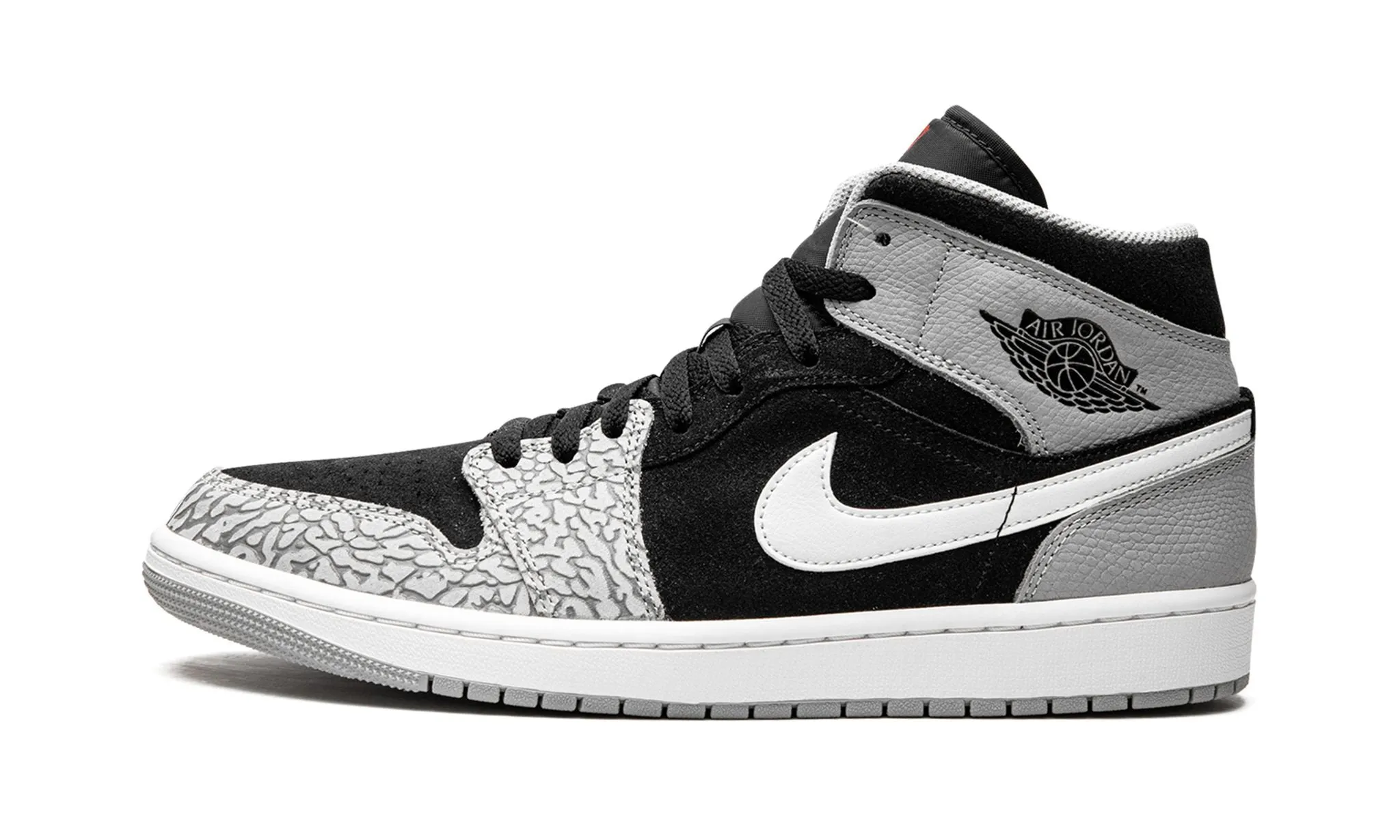 Air Jordan 1 Mid Elephant Toe Casual Vibe Reinforced toe