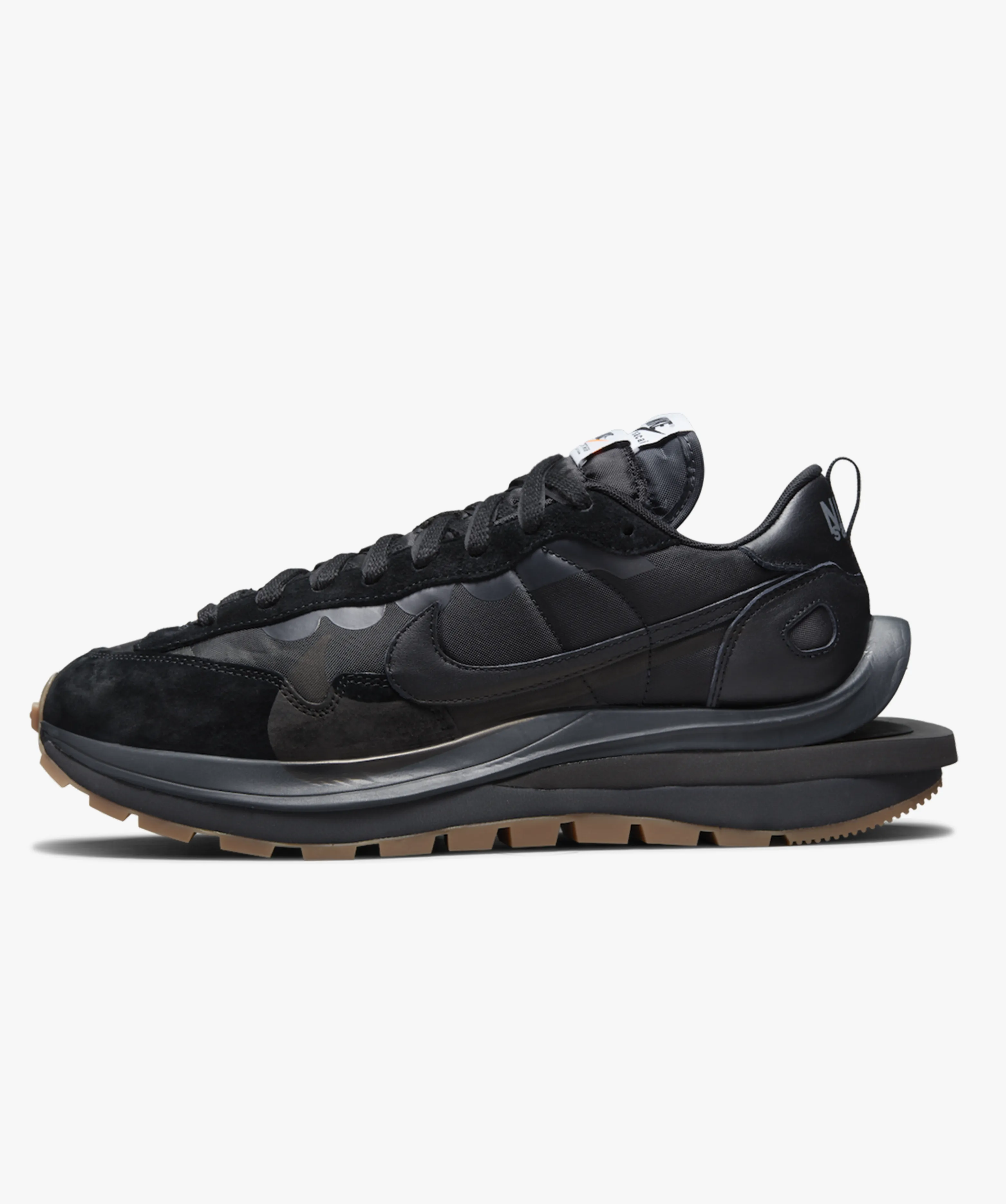 Nike Vaporwaffle x sacai 'Black Gum' Cushioned lining City Step