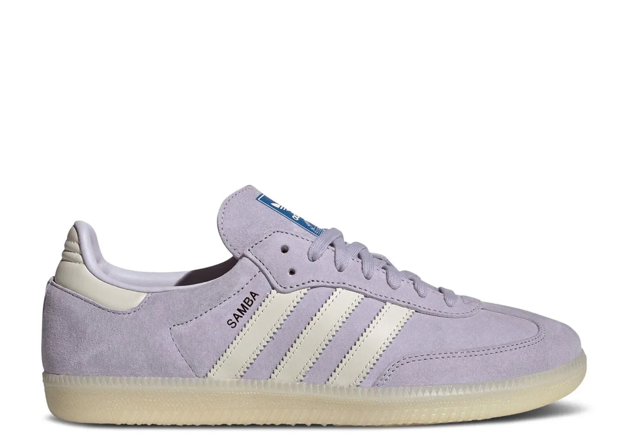 Adidas Samba OG Silver Dawn Chalk Short Step