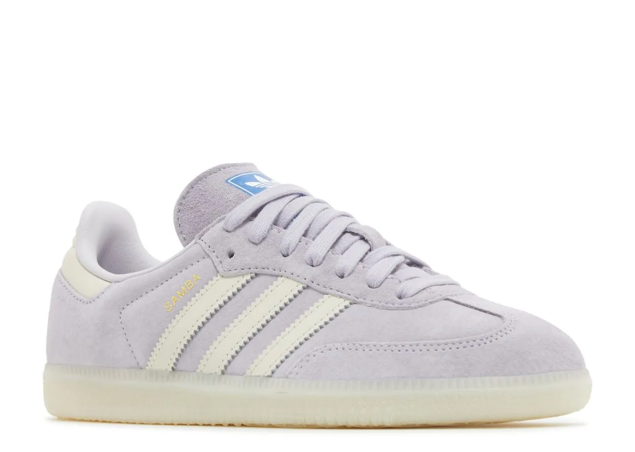 Adidas Samba OG Silver Dawn Chalk Light Walk ZipUp