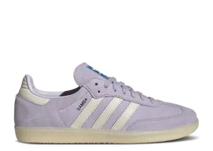 Adidas Samba OG Silver Dawn Chalk Short Step