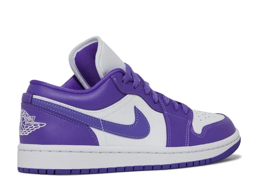 Air Jordan 1 Low Psychic Purple Flat Comfort Flat Finish
