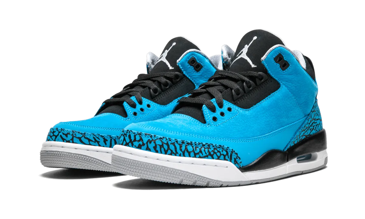 Flex Pattern Flexible Wear Air Jordan 3 Retro "Powder Blue"