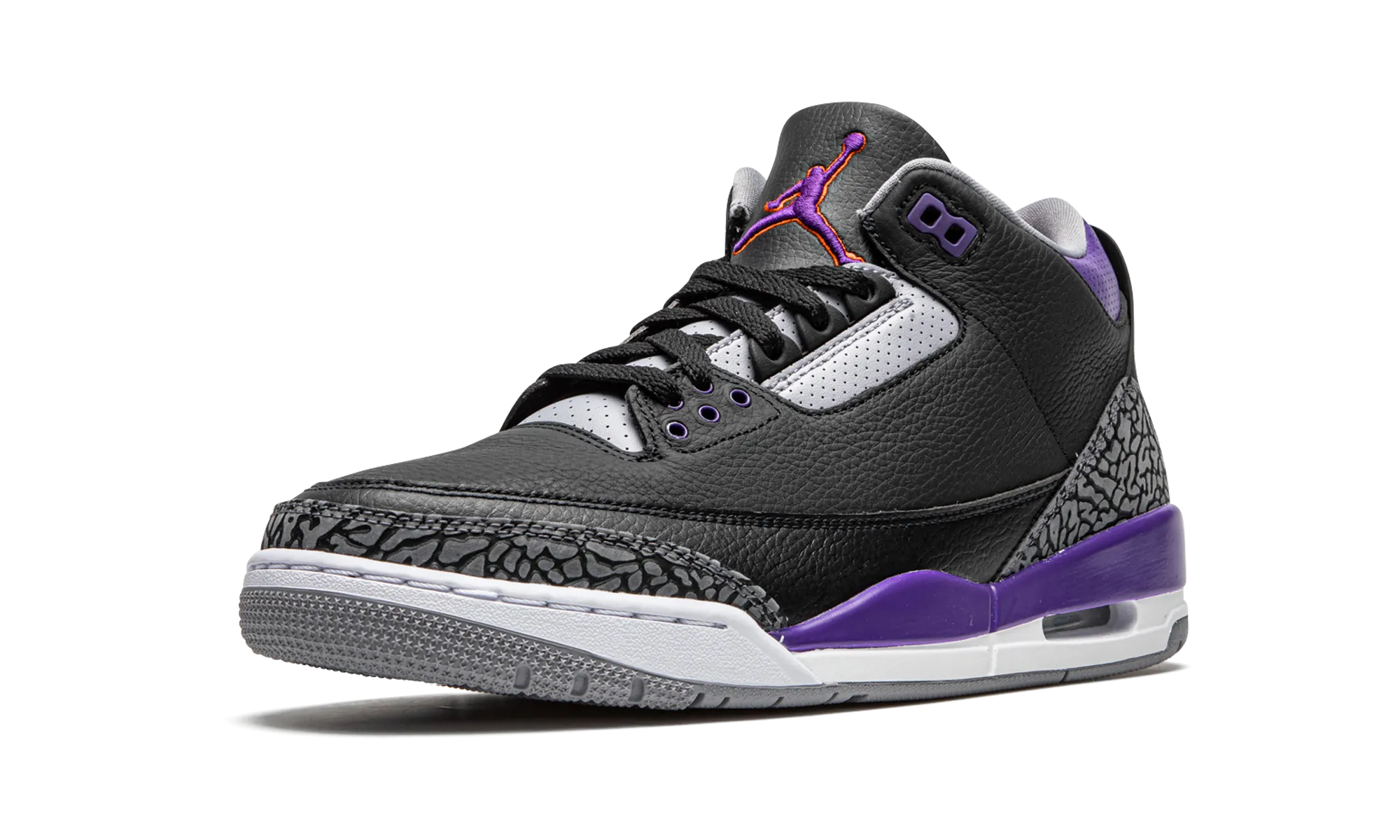 Daylong Use MeshMaterial Air Jordan 3 Retro "Court Purple"