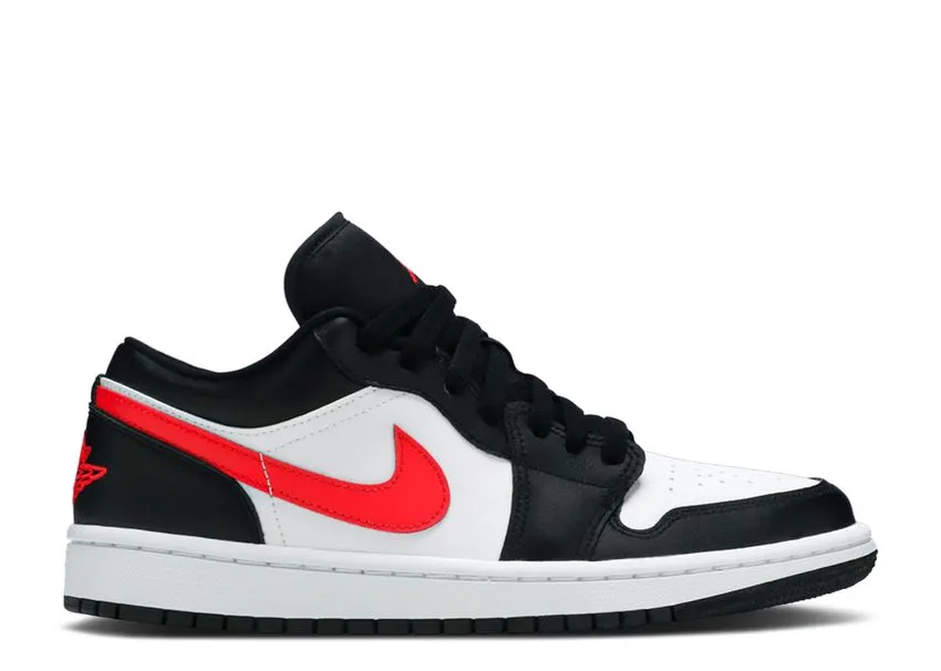 Air Jordan 1 Low Black Siren Red Sleek Style