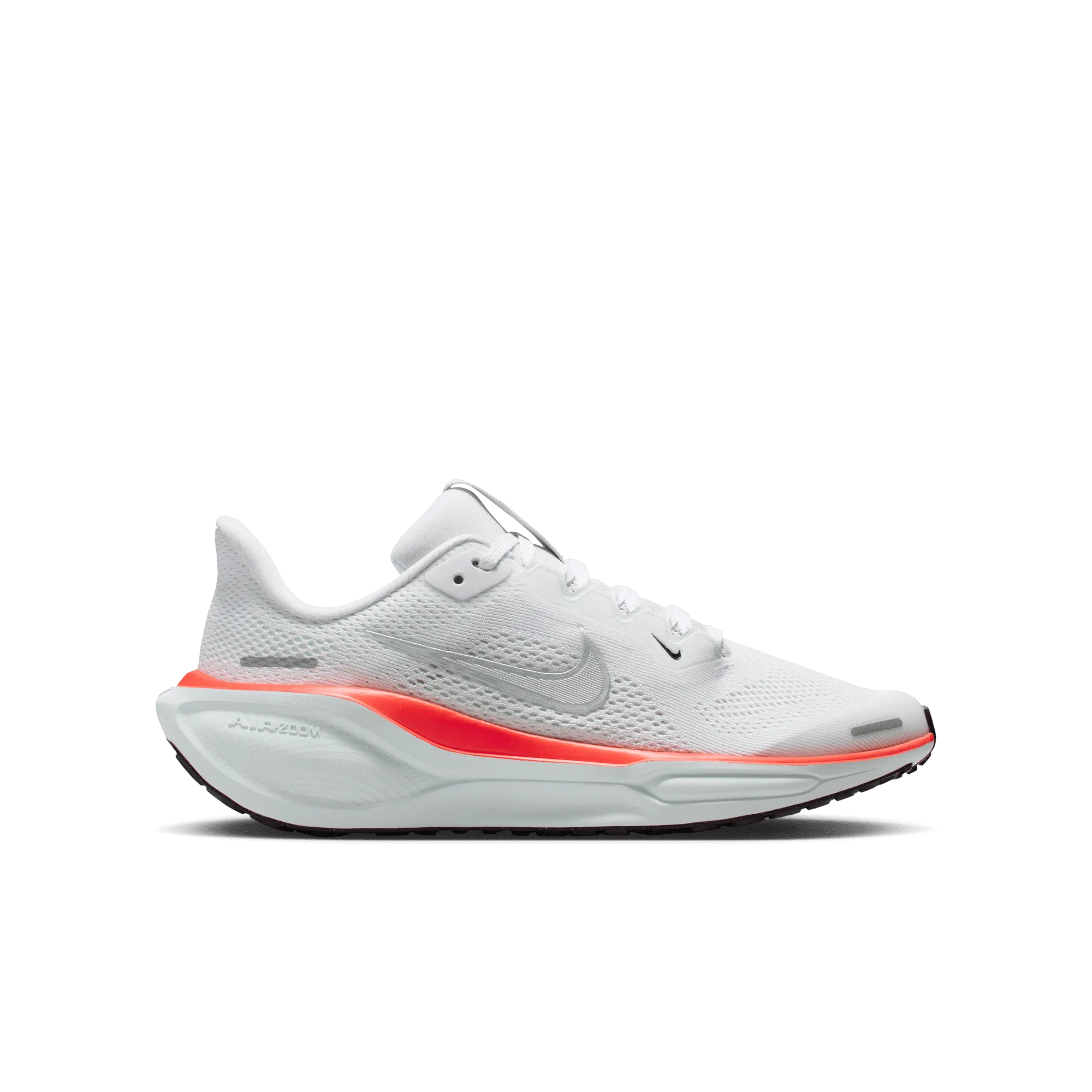 shock - absorbing footwear Ventilation - holes KID'S PEGASUS 41 - WHITE/METALLIC SILVER