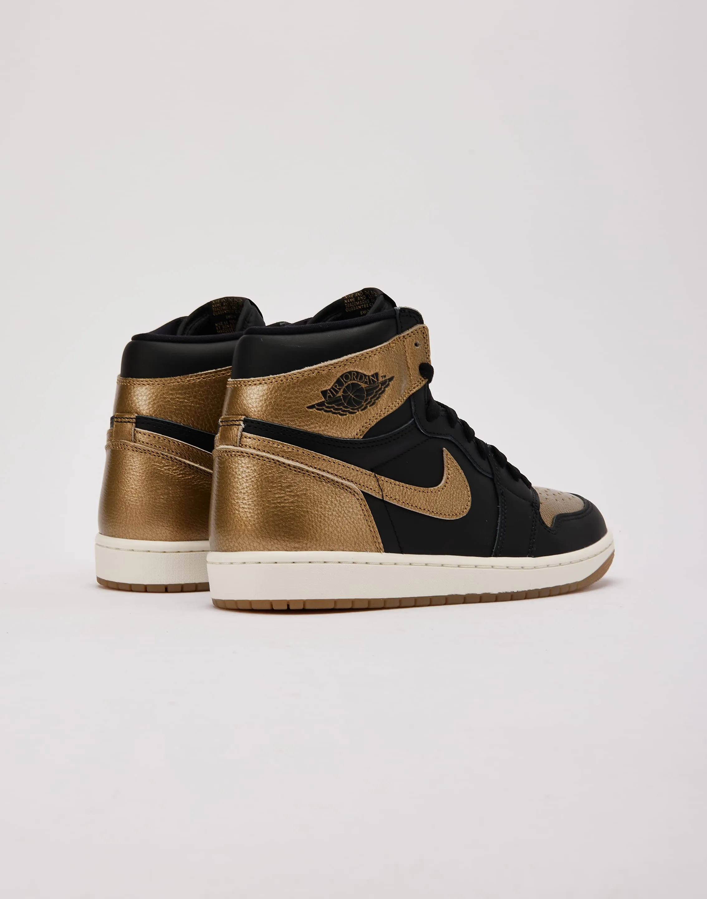 Jordan Air Jordan 1 Retro High OG 'Black And Gold' Sky Blue