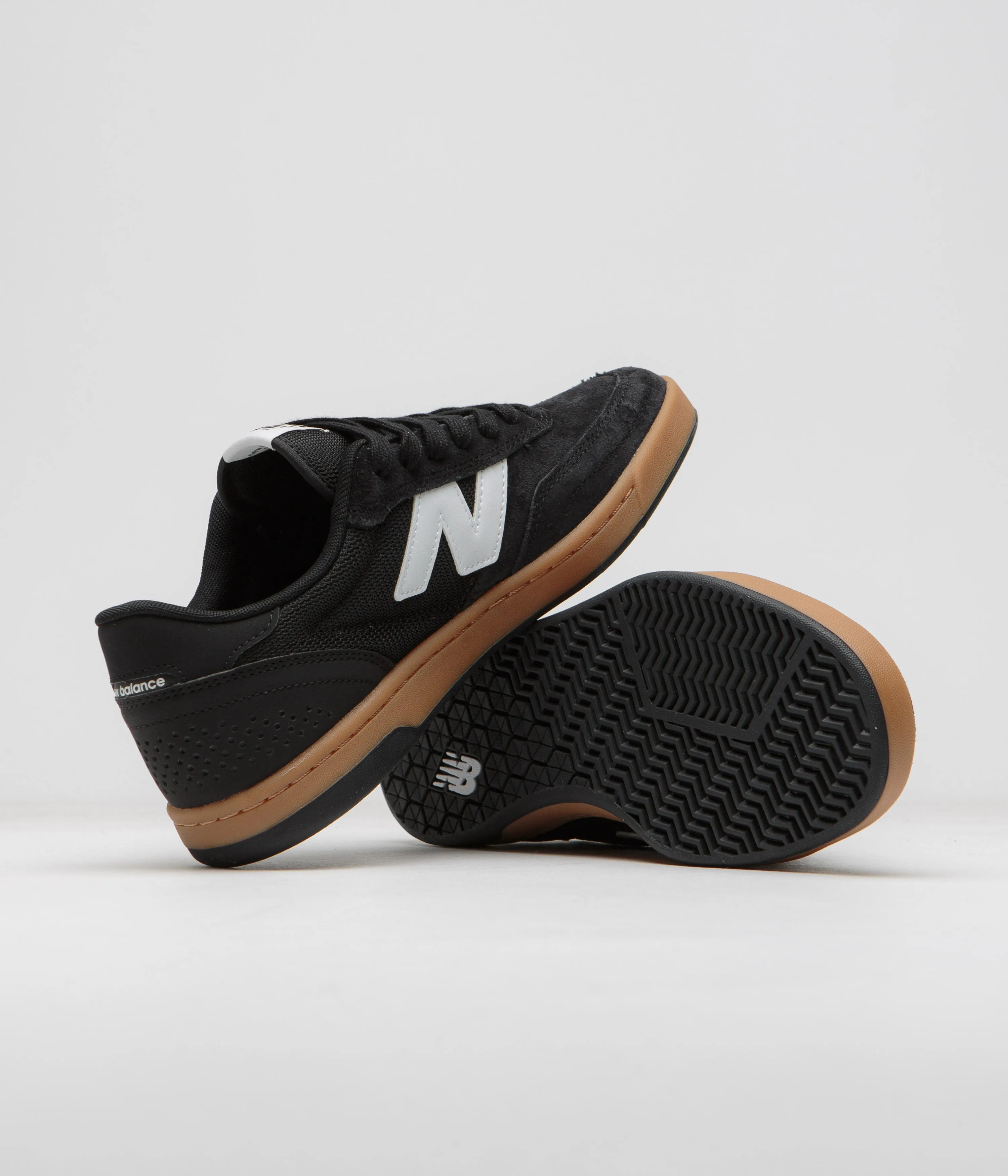 Crystal Glow Vintage Mood New Balance Numeric 440 Shoes - Black / Gum / White Clean-Look