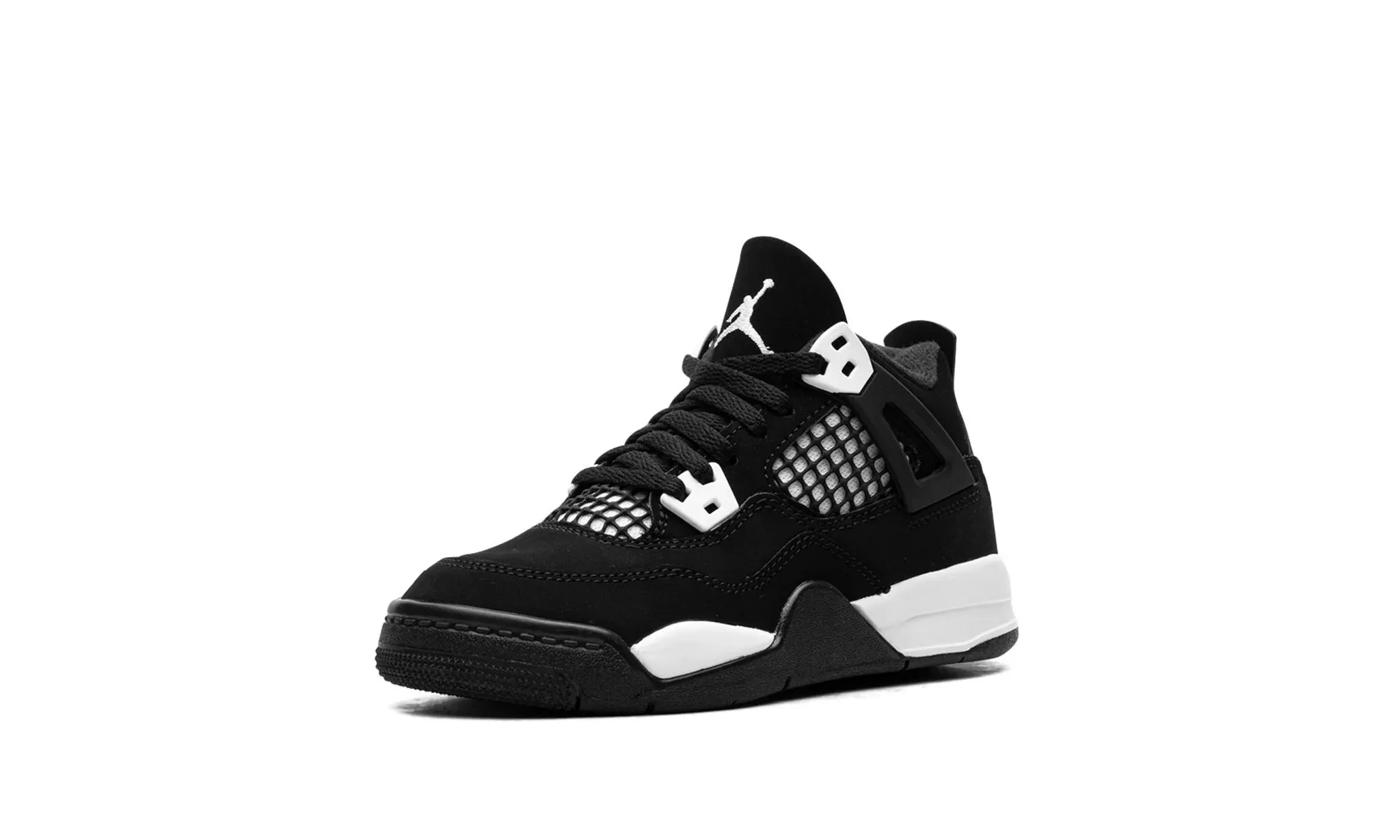 Jordan 4 Retro "White Thunder" Pre-school Loose Fit