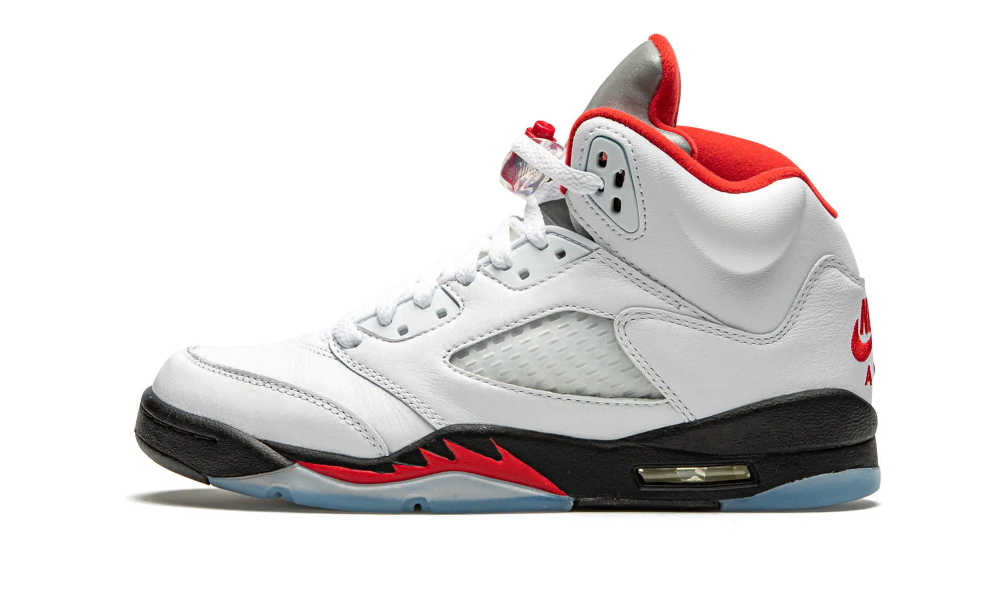 Skill Step Jordan 5 Retro "Fire Red Silver Tongue" Grade School