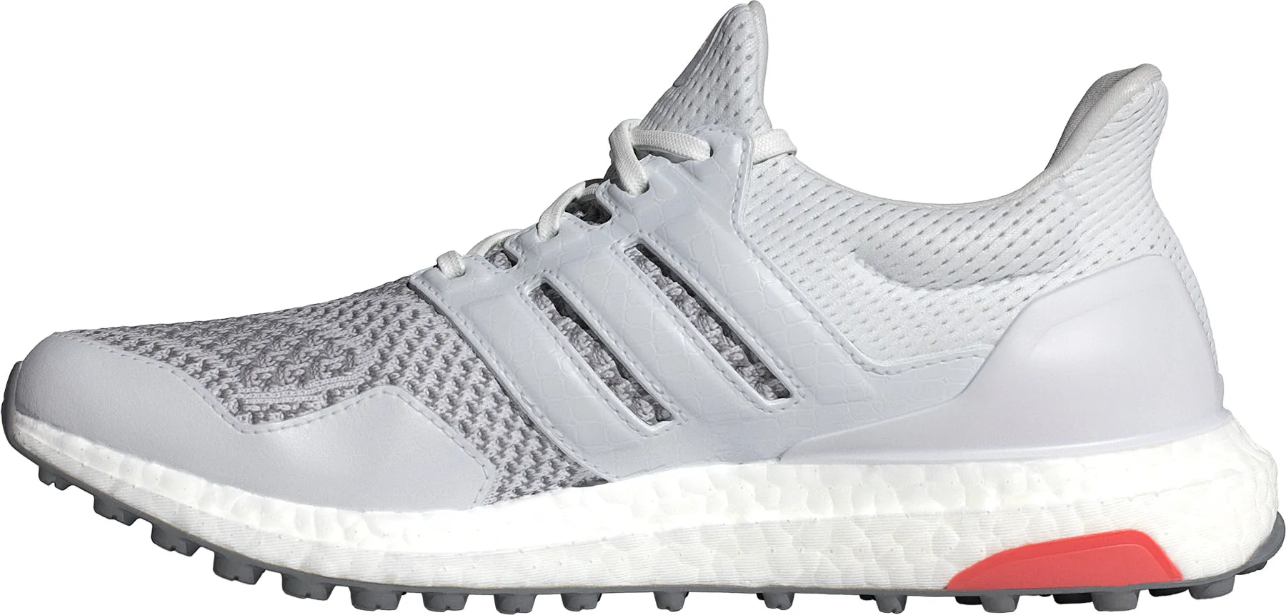 adidas Ultra Boost Spikeless Golf Shoes - Grey Textile Upper Comfort Zone