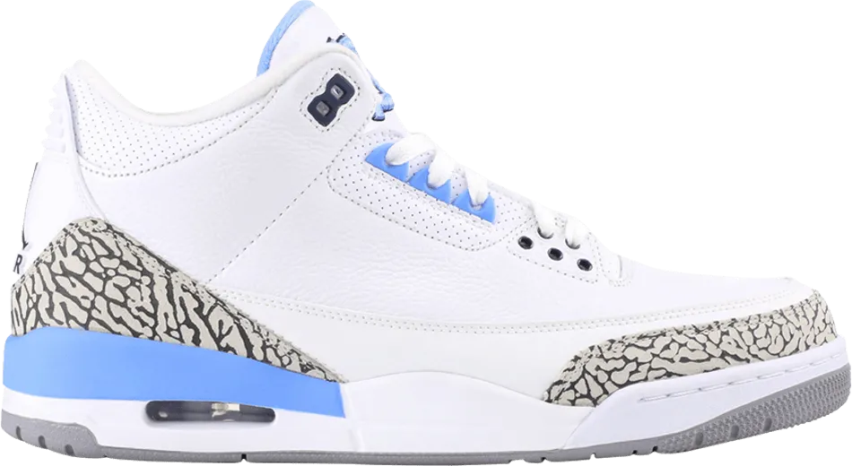 Fresh Tone Pull on Air Jordan 3 Retro 'UNC' Player Exclusive