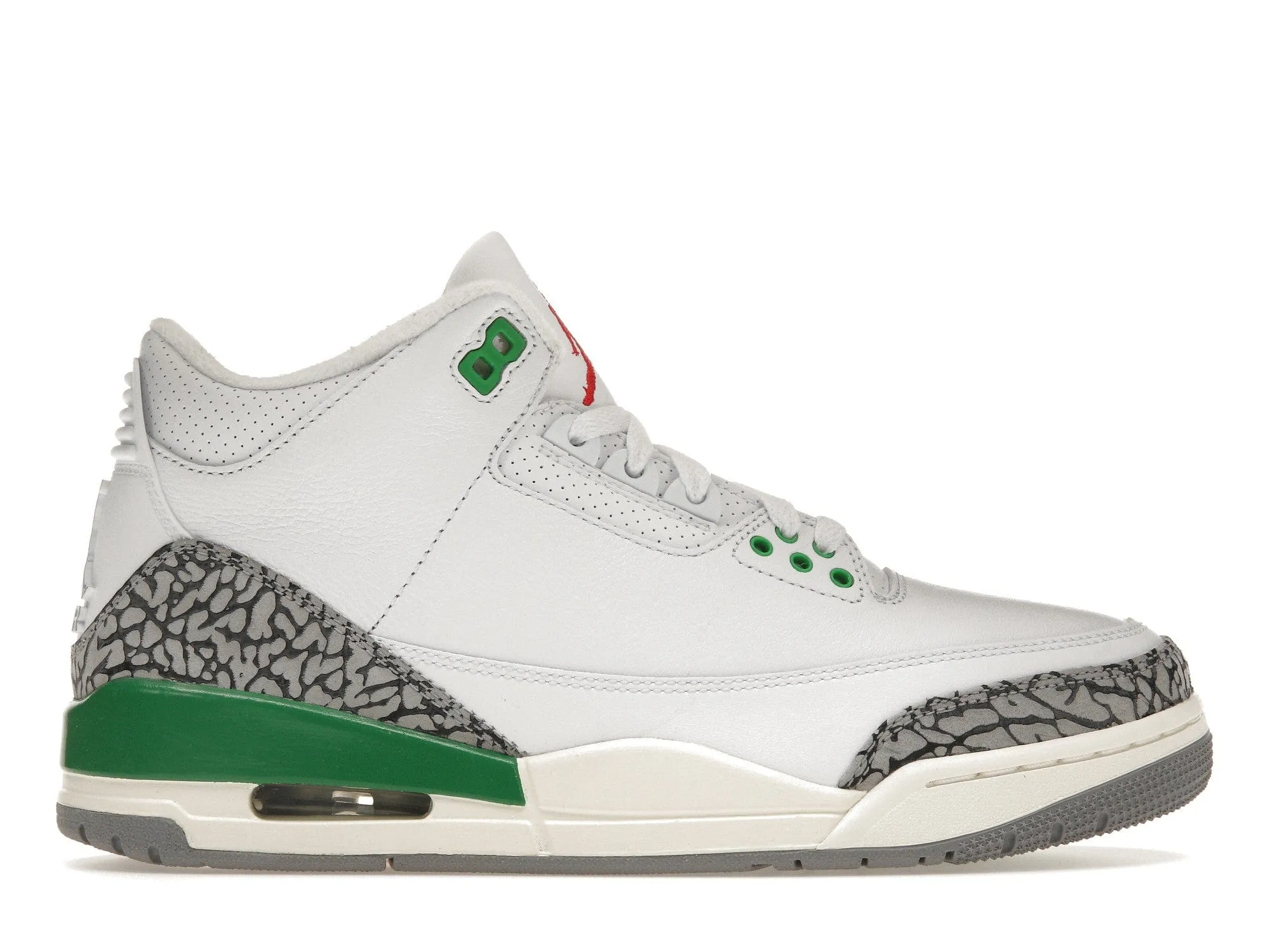 Flexible Build Buckle Detail Jordan 3 Retro Lucky Green (Women's)