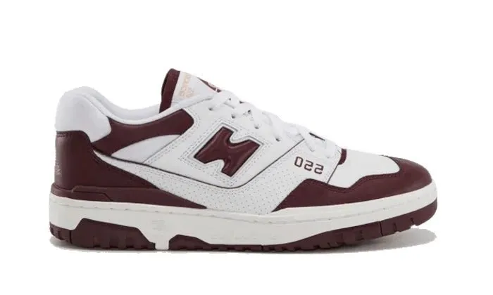 New Balance 550 White Burgundy Season Ready
