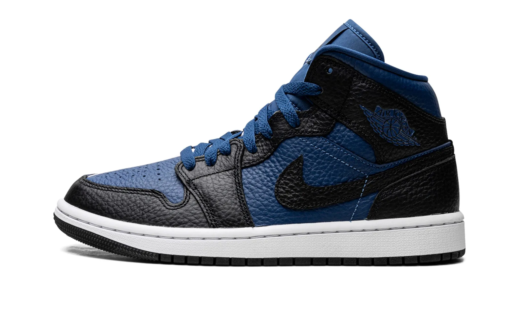 Wmns Air Jordan 1 Mid Split French Blue Ice Step