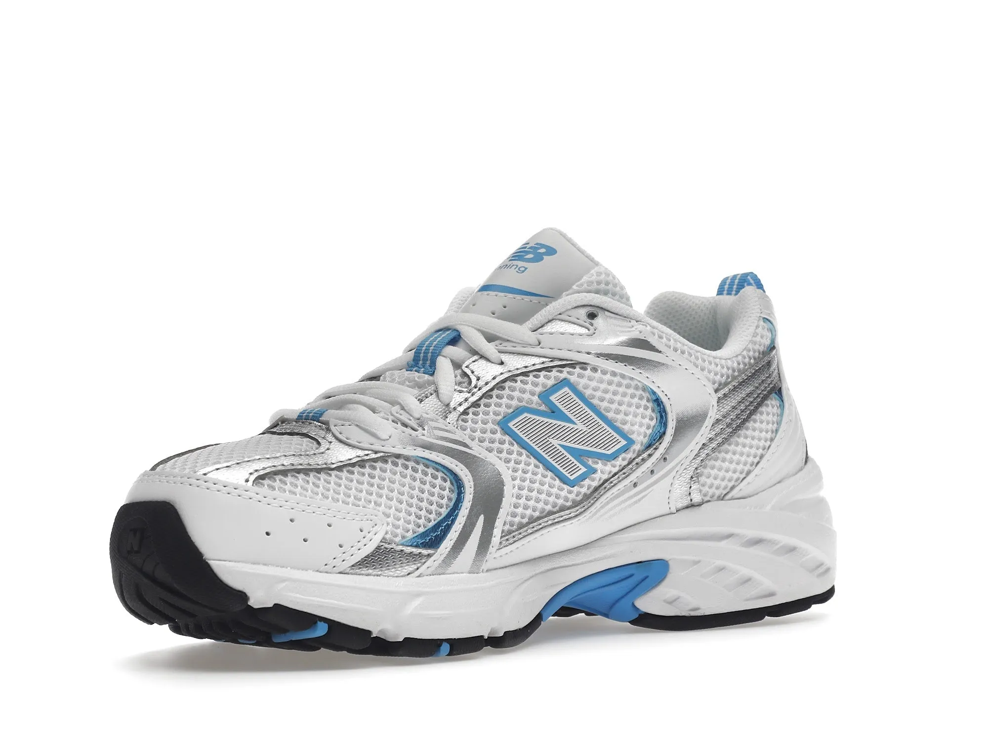 Strong Stitching Stone Gray New Balance 530 White Sky Blue