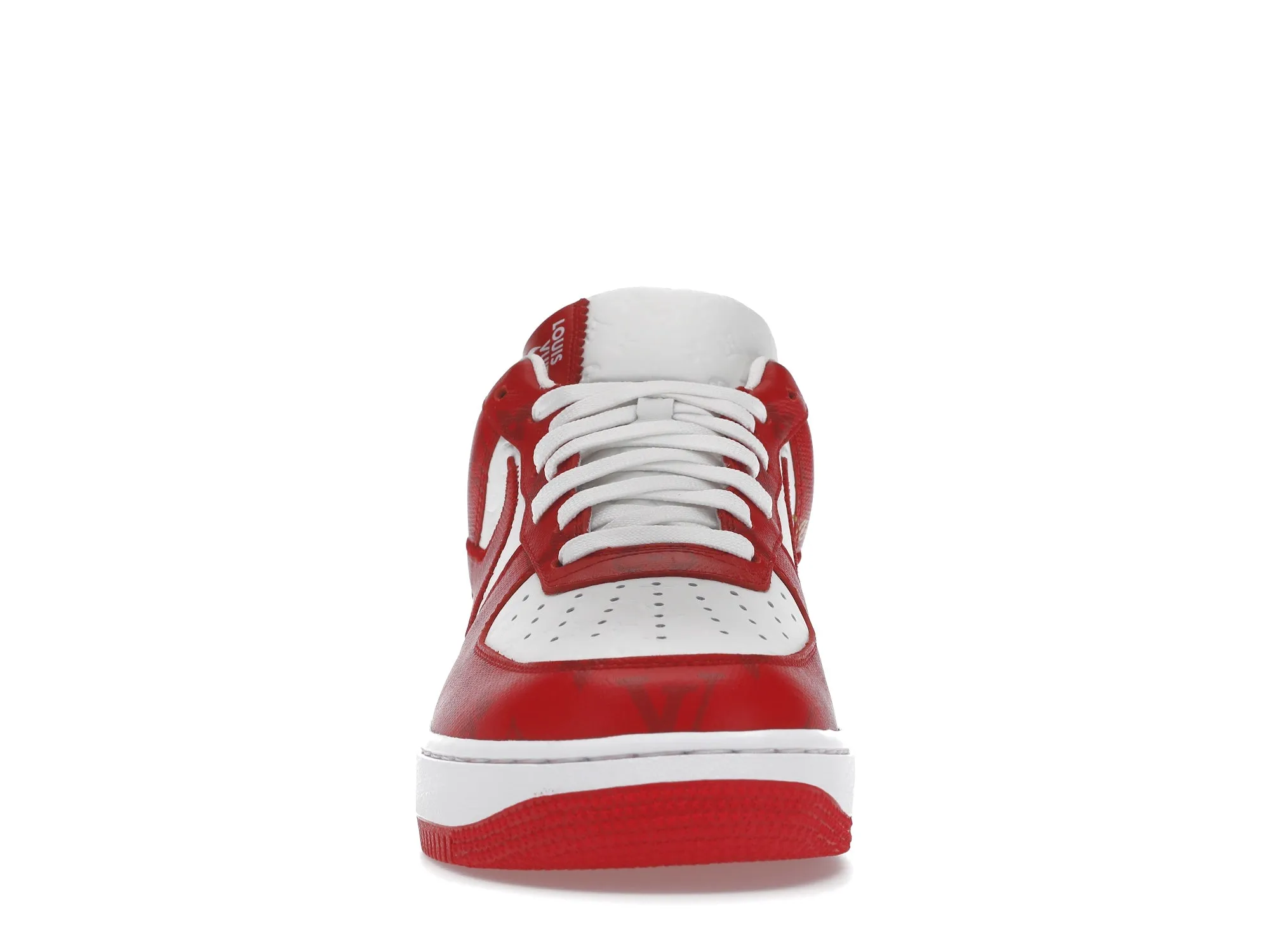 Walking Friendly Louis Vuitton Nike Air Force 1 Low By Virgil Abloh White Red