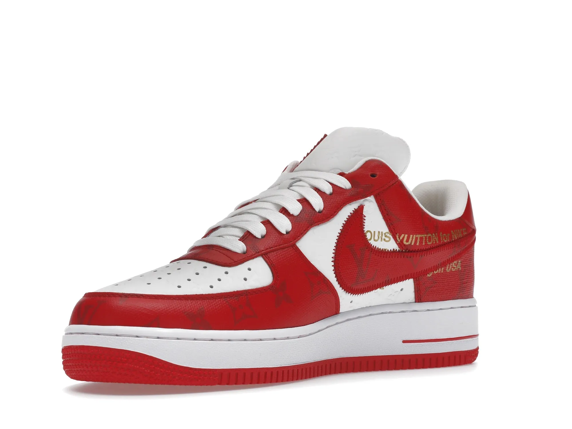 Adventure Gear Road Fit Louis Vuitton Nike Air Force 1 Low By Virgil Abloh White Red