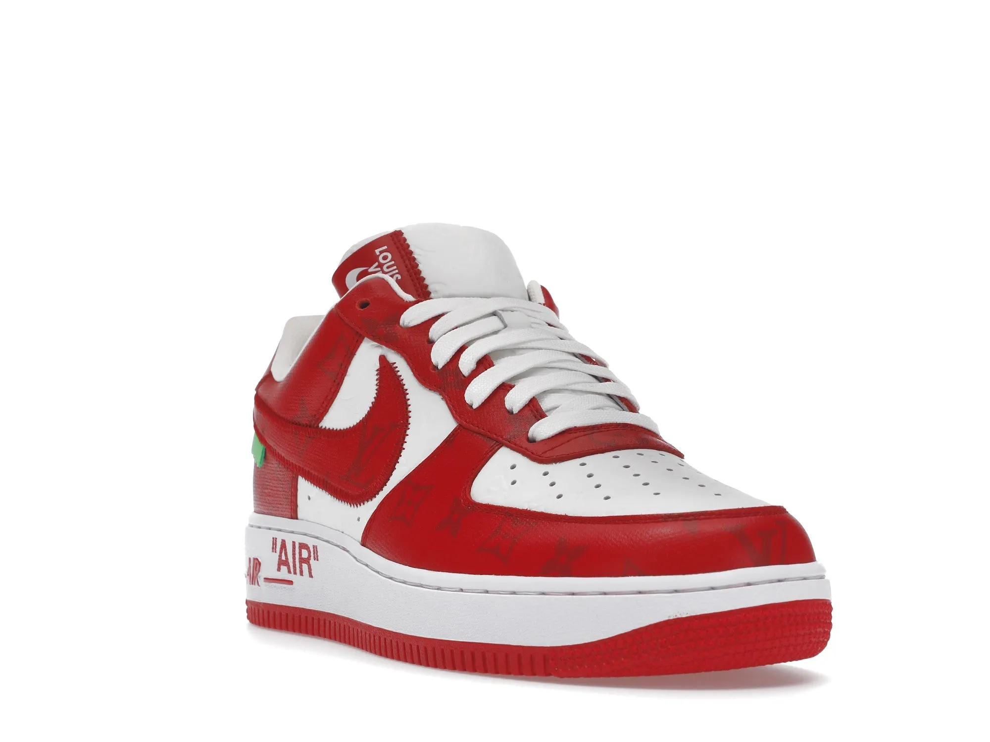 Vine Step Parkour Hike Louis Vuitton Nike Air Force 1 Low By Virgil Abloh White Red