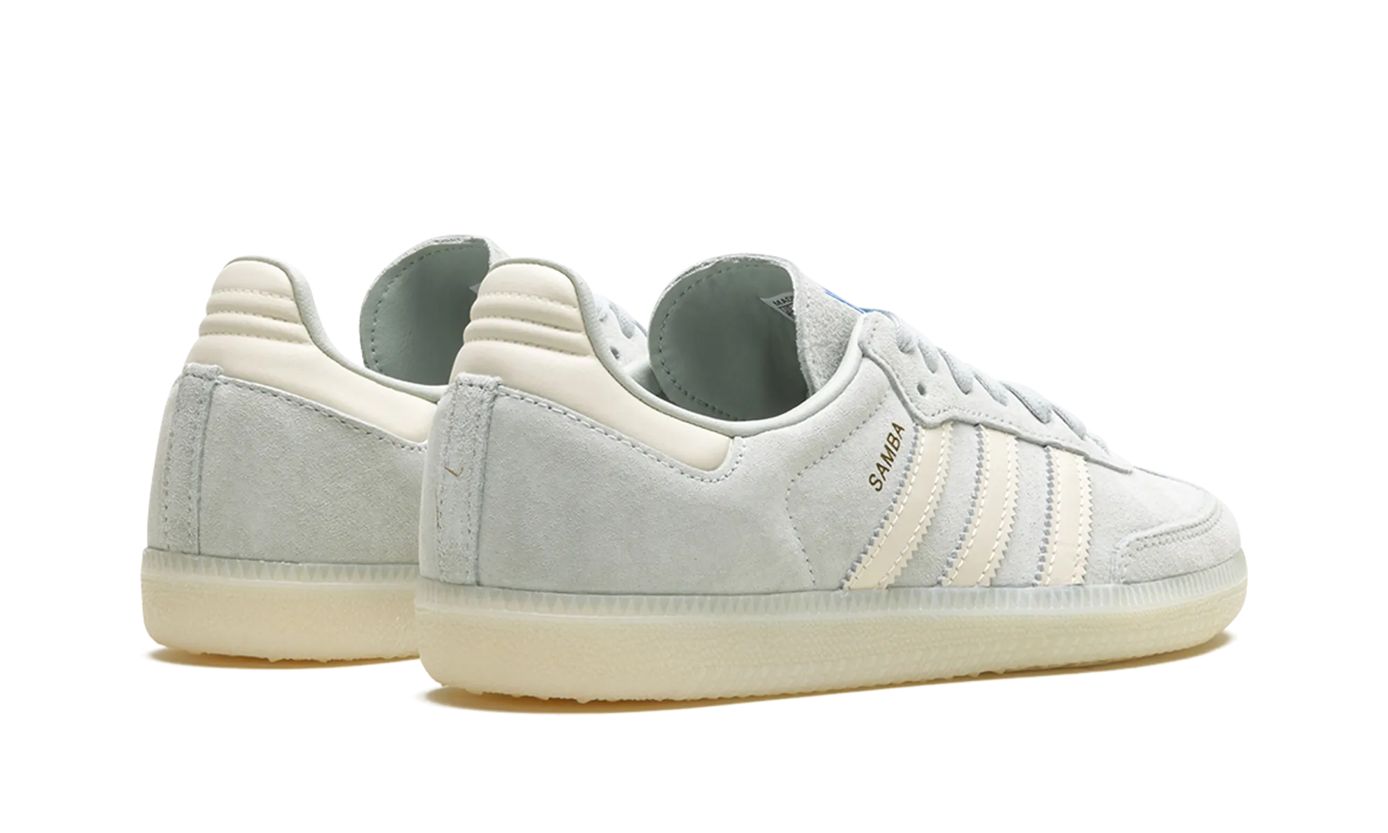 Samba OG "wonder silver/chalk white/off white" Walking Gear Slow Walks
