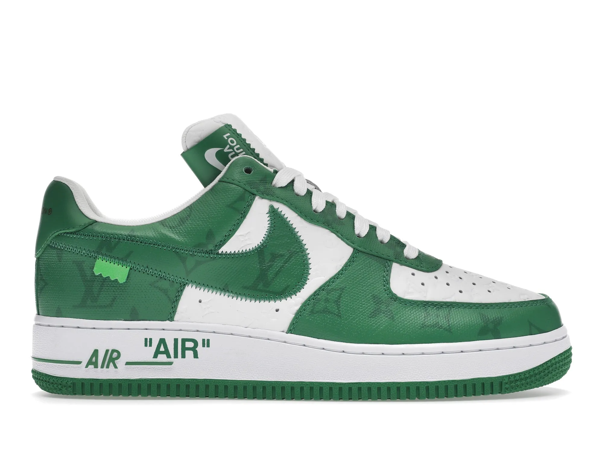 Kick Back River Hike Louis Vuitton Nike Air Force 1 Low By Virgil Abloh White Green