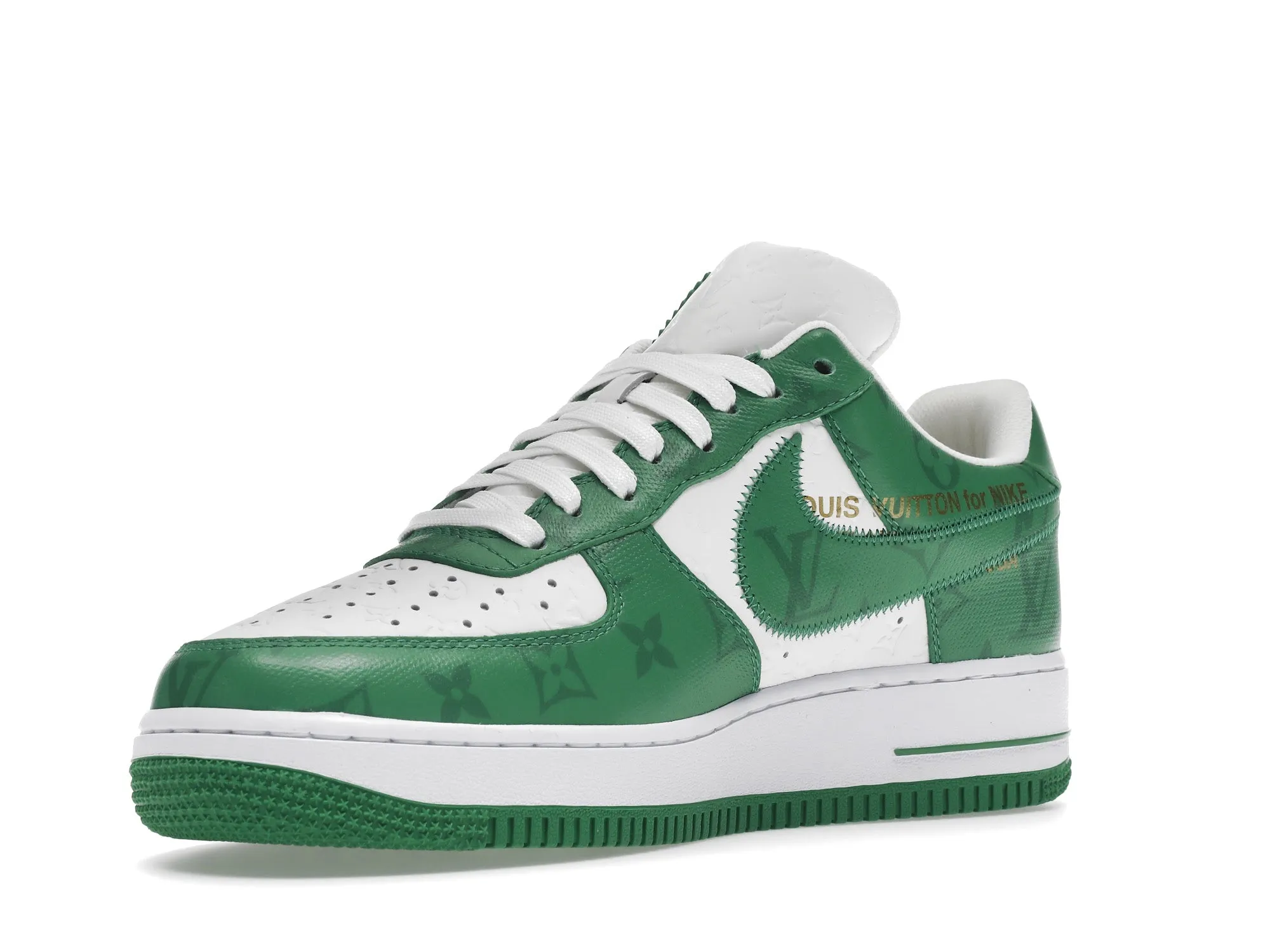 Louis Vuitton Nike Air Force 1 Low By Virgil Abloh White Green Clear Step Ice Step