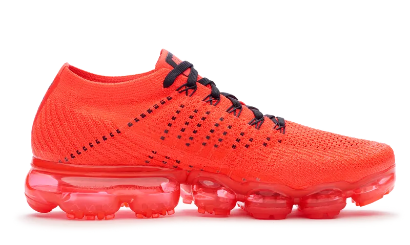 Nike Air VaporMax x CLOT Bright Crimson Red (AA2241-006) Men's Size 5-12 running in 5K races shoes cricket shoes