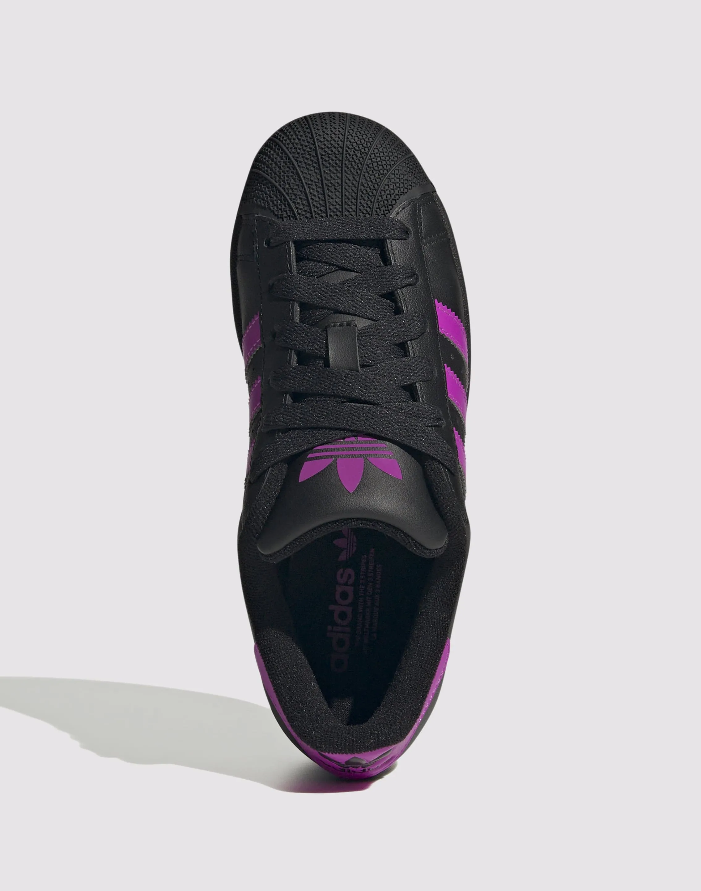 Reinforced Seams Adidas Originals Superstar II "Black/Flash Pink" Grade School Girls'