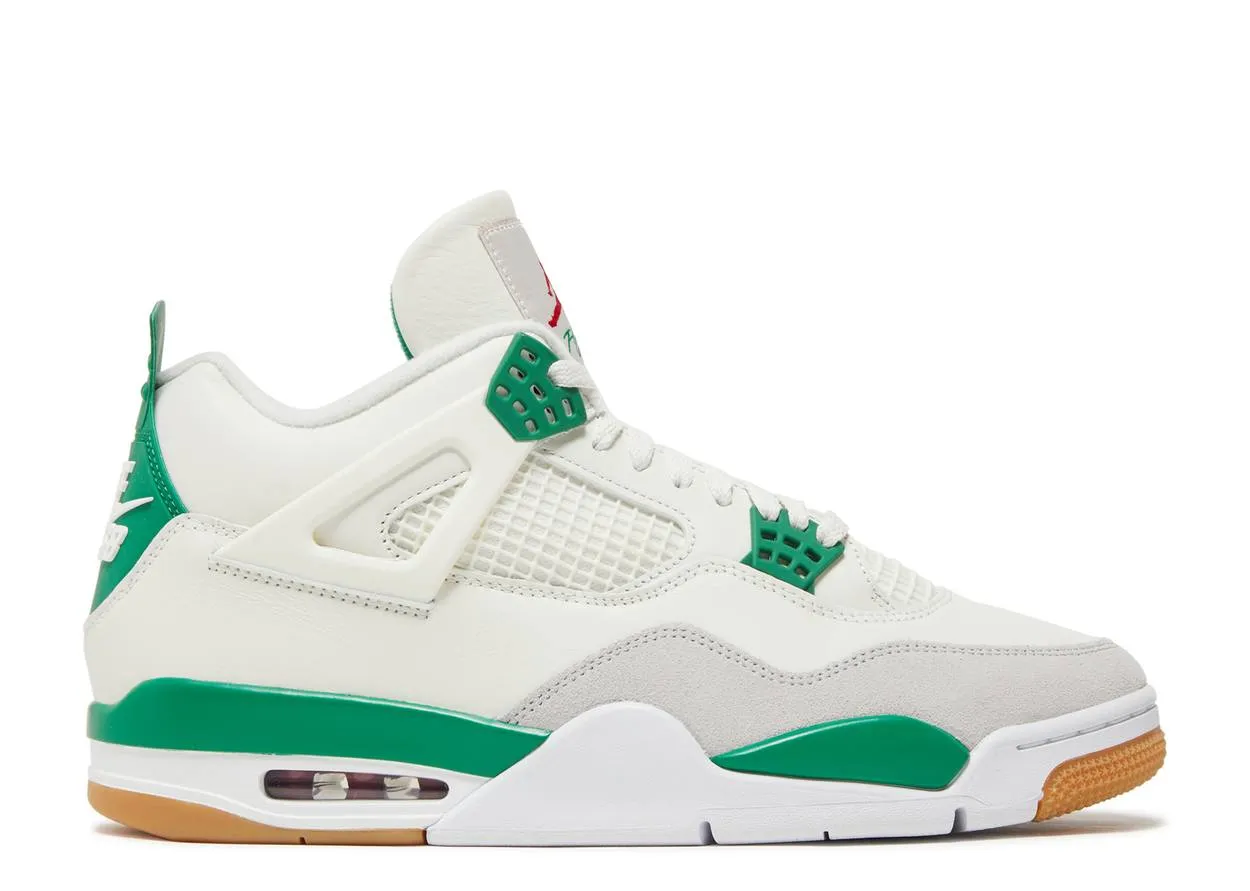 Quiet Sole Air Jordan 4 Retro SB Pine Green