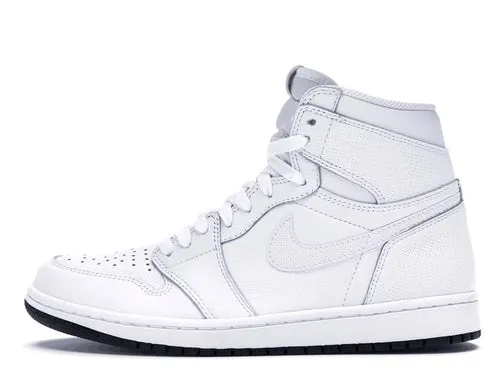 Step Easy Easy Clean nike Air Jordan 1 Retro High OG 'White Perforated'