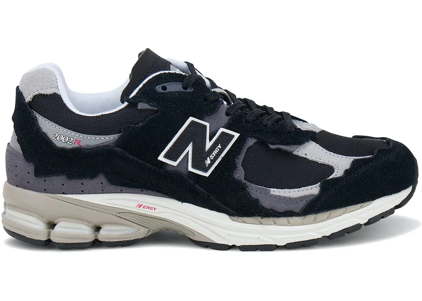 New Balance 2002R Protection Pack Black Grey Park Ready Busy Walk